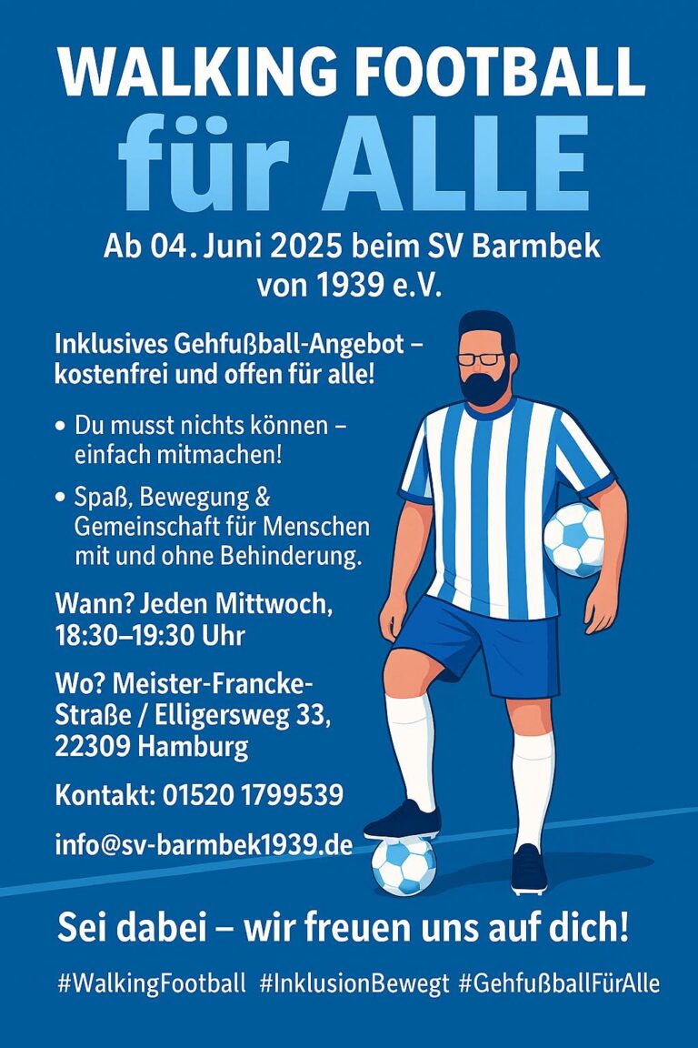 UNIFIED WALKING FOOTBALL in Hamburg