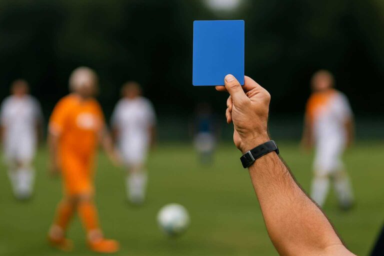Kartenarten im Walking Football