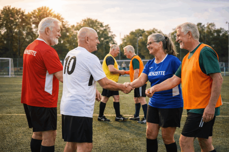 Walk. Walk. The Handshake.