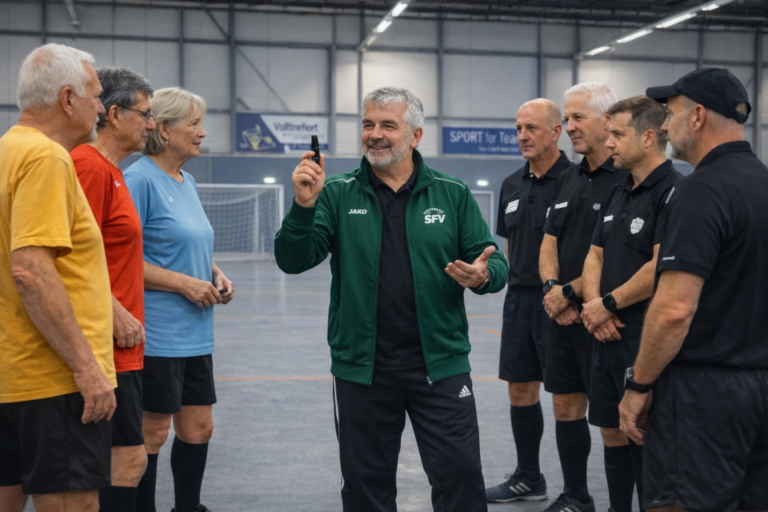 Basisregeln beim Gehfußball